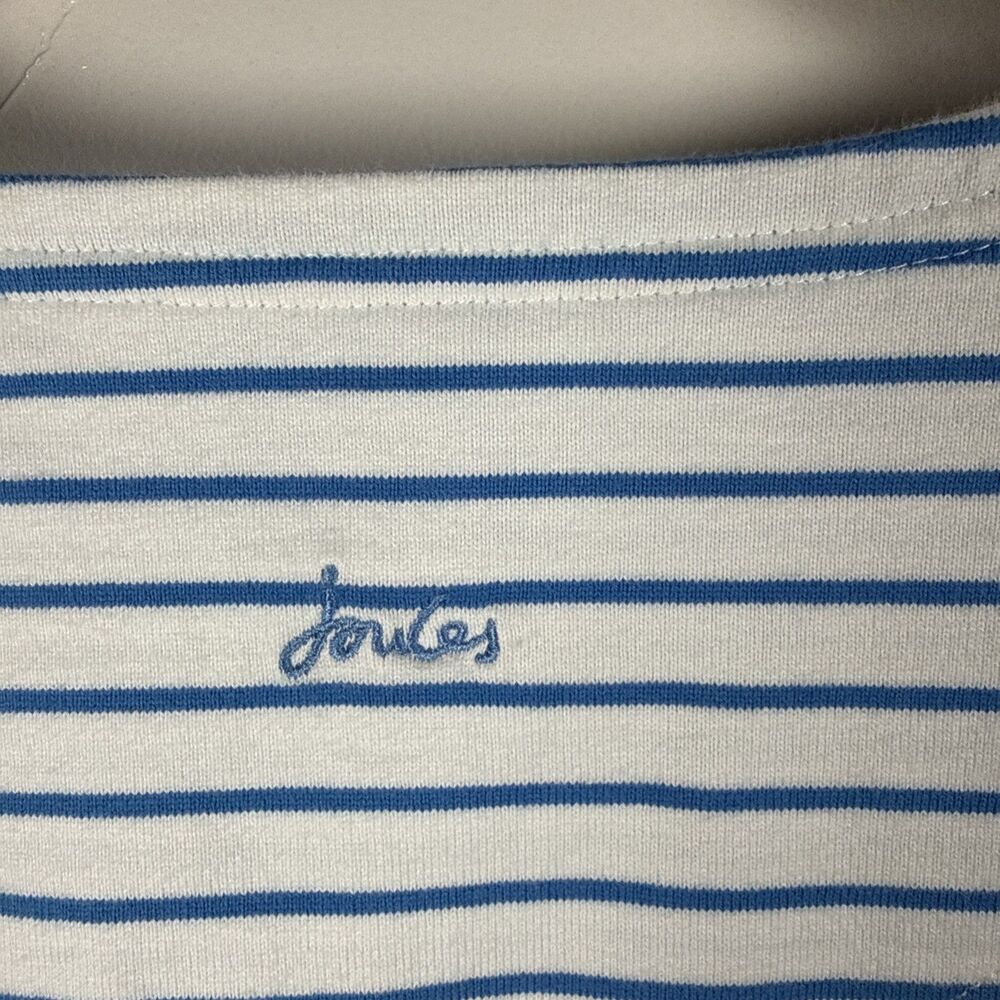 Joules Striped Top Long Sleeves Novelty Dog Print Size 1X Dog Mom - Picture 5 of 7